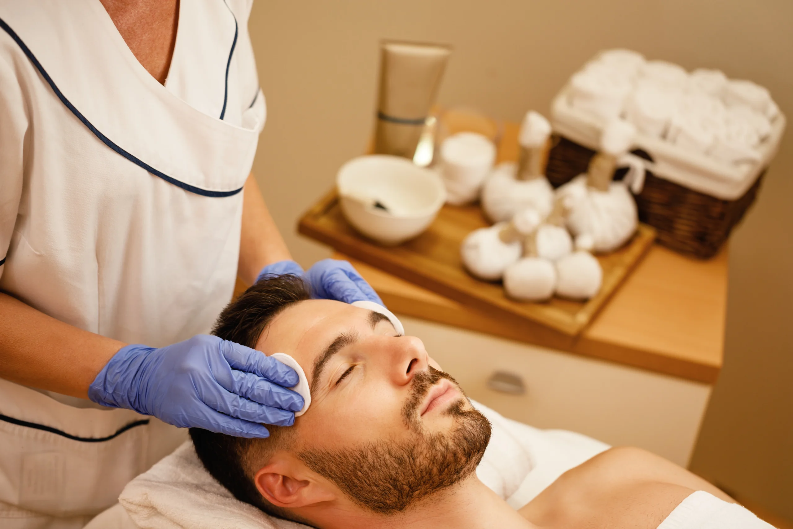 men spa therapy